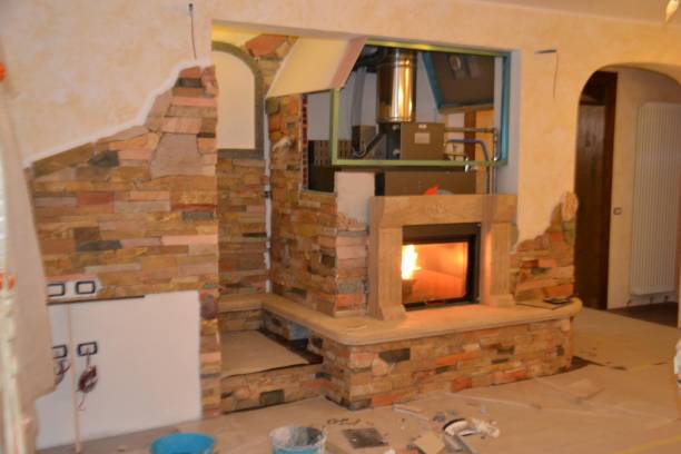 Vendita caminetto marco simone: listelli rustici e cornice ...