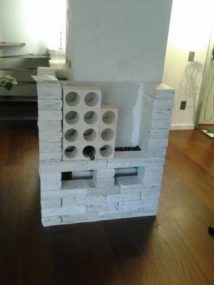  WineMod Design:Modular System in travertine antique for cellar,winery and winebar