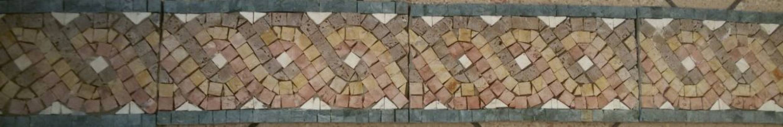 Artistic mosaics polished