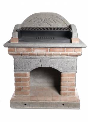 lava stone barbecue cooked