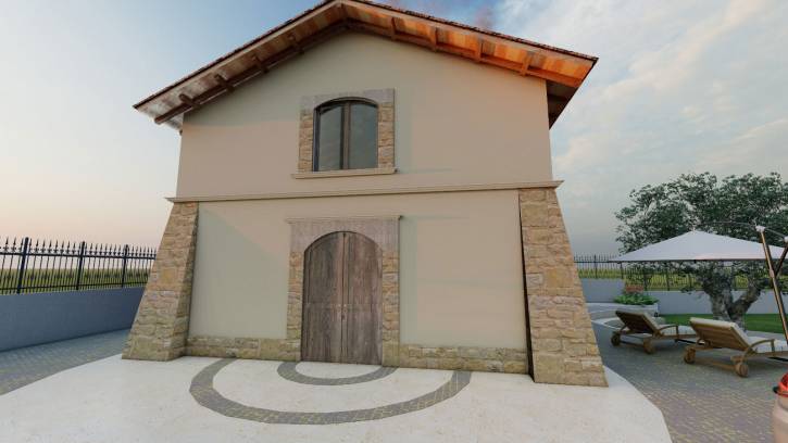 Rendering Casale Roma - Settecamini