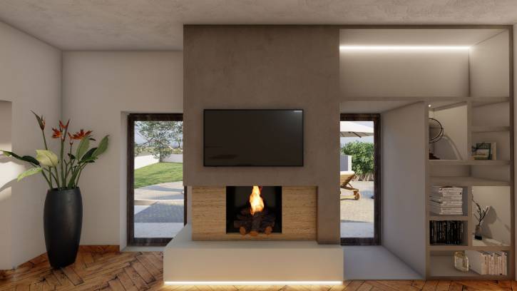 Rendering Casale Roma - Settecamini