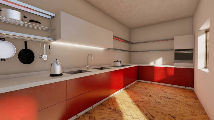 Rendering Casale Roma - Settecamini
