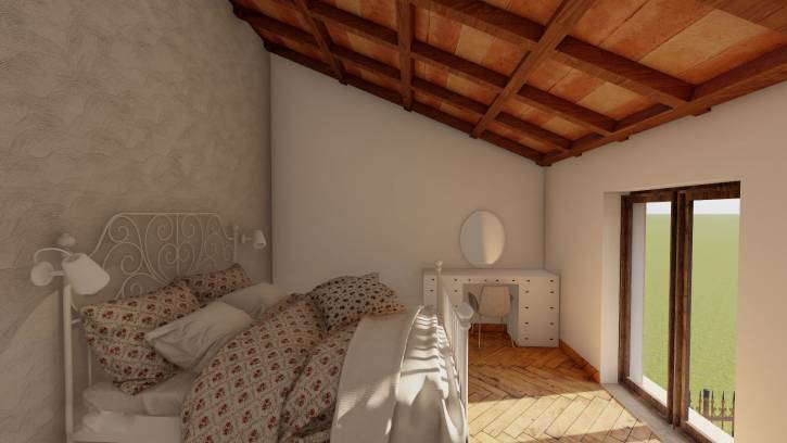 Rendering Casale Roma - Settecamini