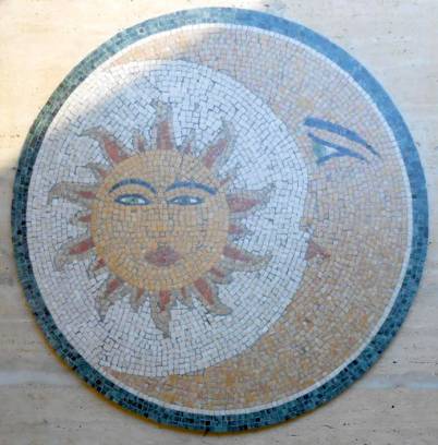 Sun & moon mosaic