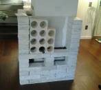  WineMod Design:Modular System in travertine antique for cellar,winery and winebar