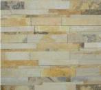 Squared fillets of fossil yellow stone